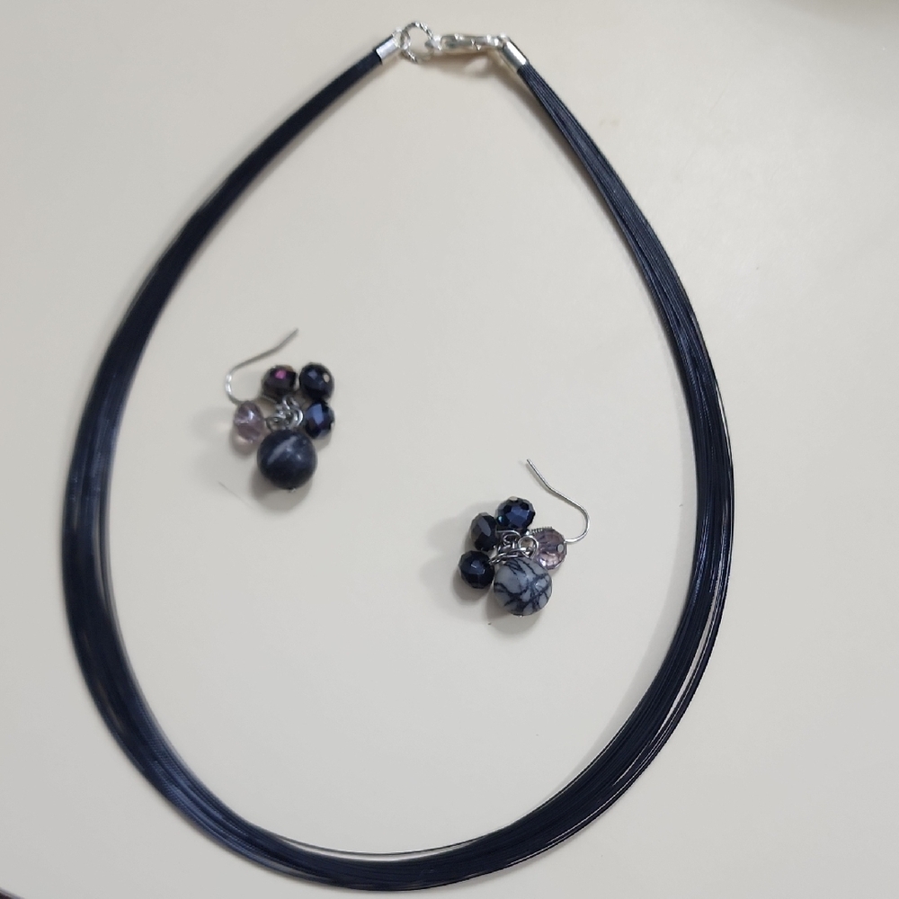 Elegant Black Jewelry Set